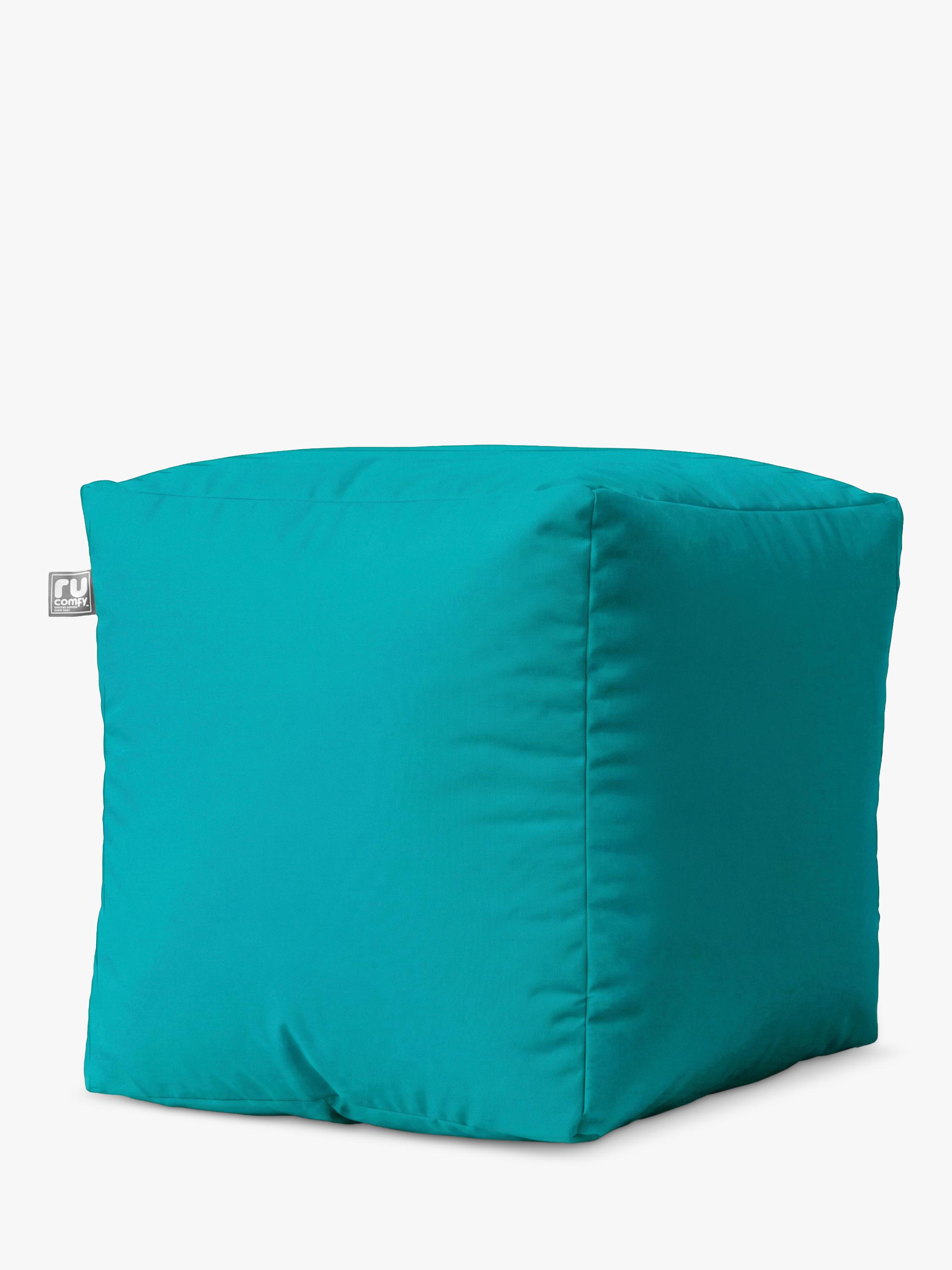 rucomfy Cube Beanbag 38cm polystyrene pouffe, UK version