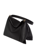 Wandler Penelope small leather tote bag Black Crust, UK version