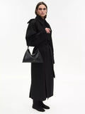 Wandler Penelope small leather tote bag Black Crust, UK version