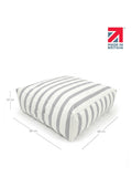 rucomfy striped floor cushion beanbag (British brand)
