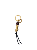 Wandler Gold Peanut bag charm in lambskin leather (British brand)