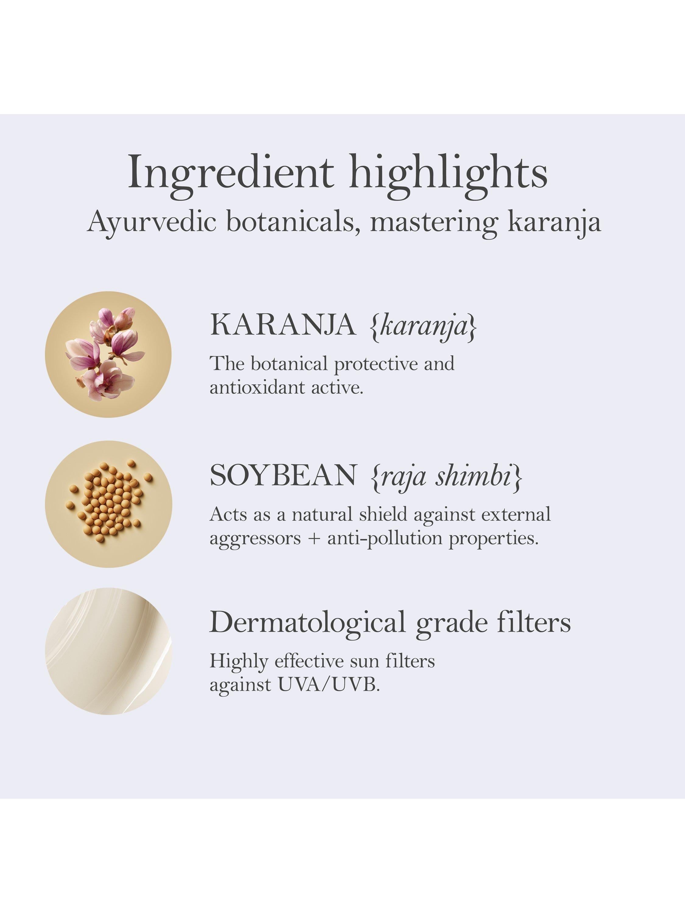 Kama Ayurveda sun shield SPF 50 30ml, imported from the UK