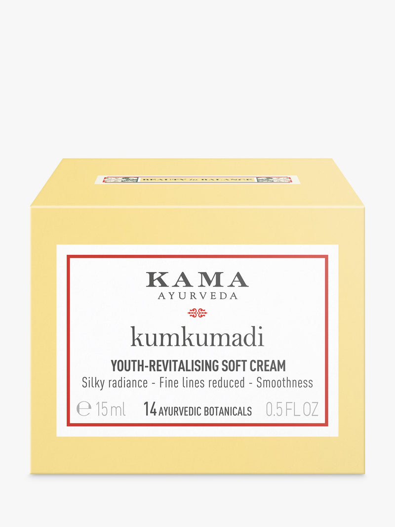 Kama Ayurveda Kumkumadi Youth-Revitalising Soft Cream 15ml, imported from the UK