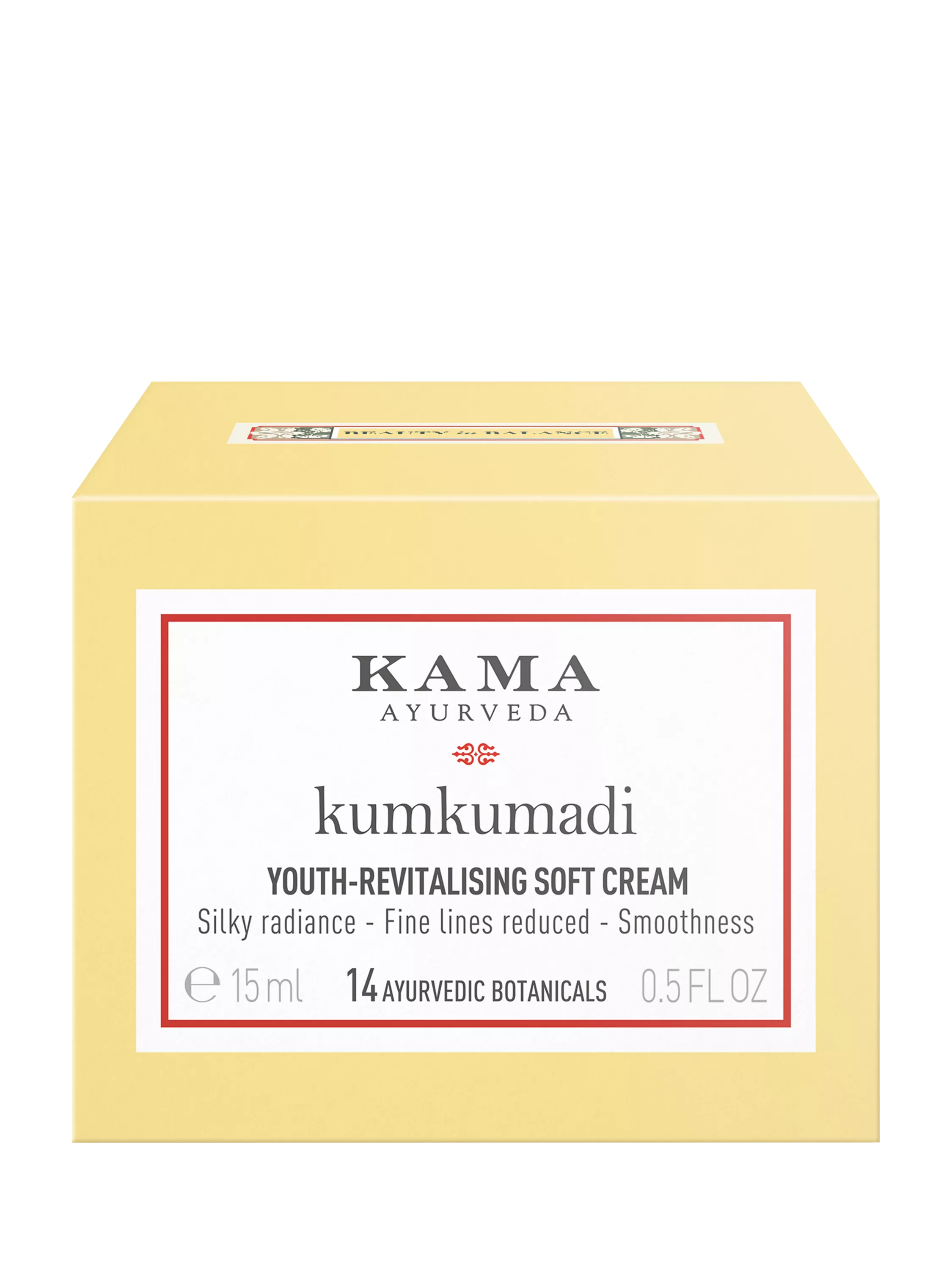 Kama Ayurveda Kumkumadi Youth-Revitalising Soft Cream 15ml, imported from the UK