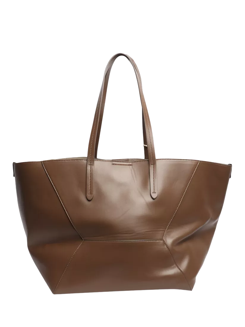 Brunello Cucinelli BC Duo tote bag brown - British product