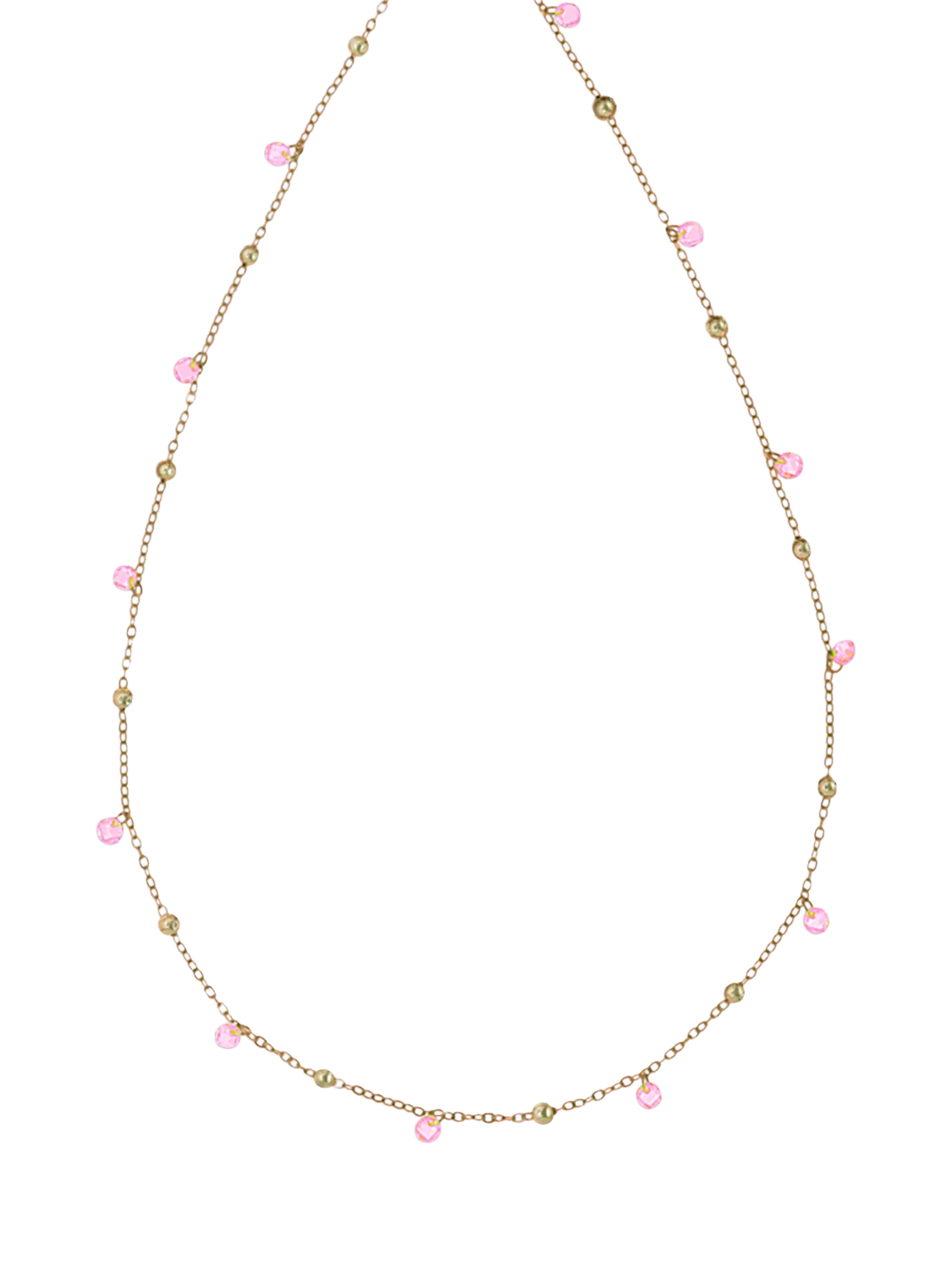 Nina B Tivoli crystal and bead necklace 45cm, UK version