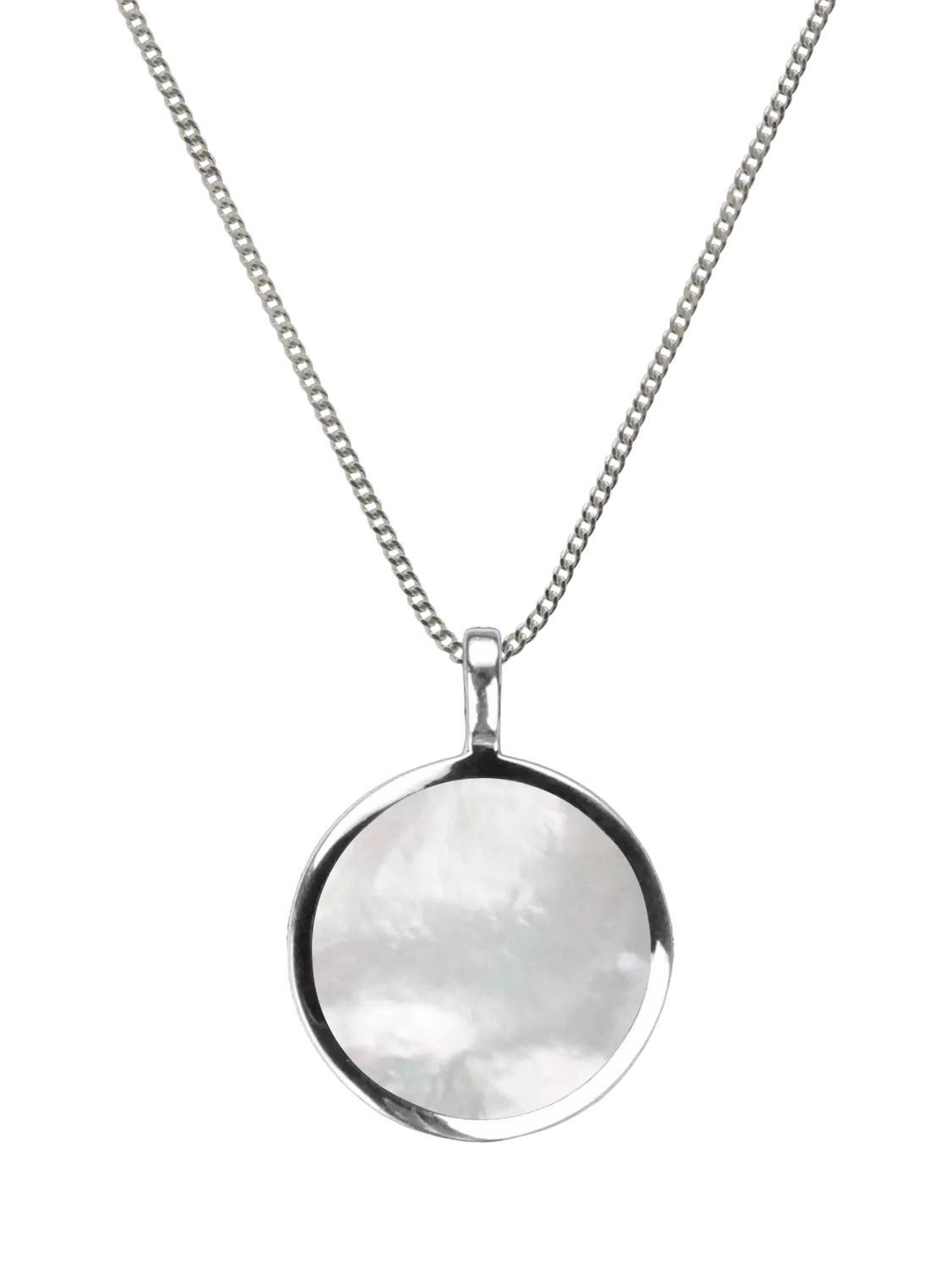 Nina B circular pendant necklace 45cm chain - British product