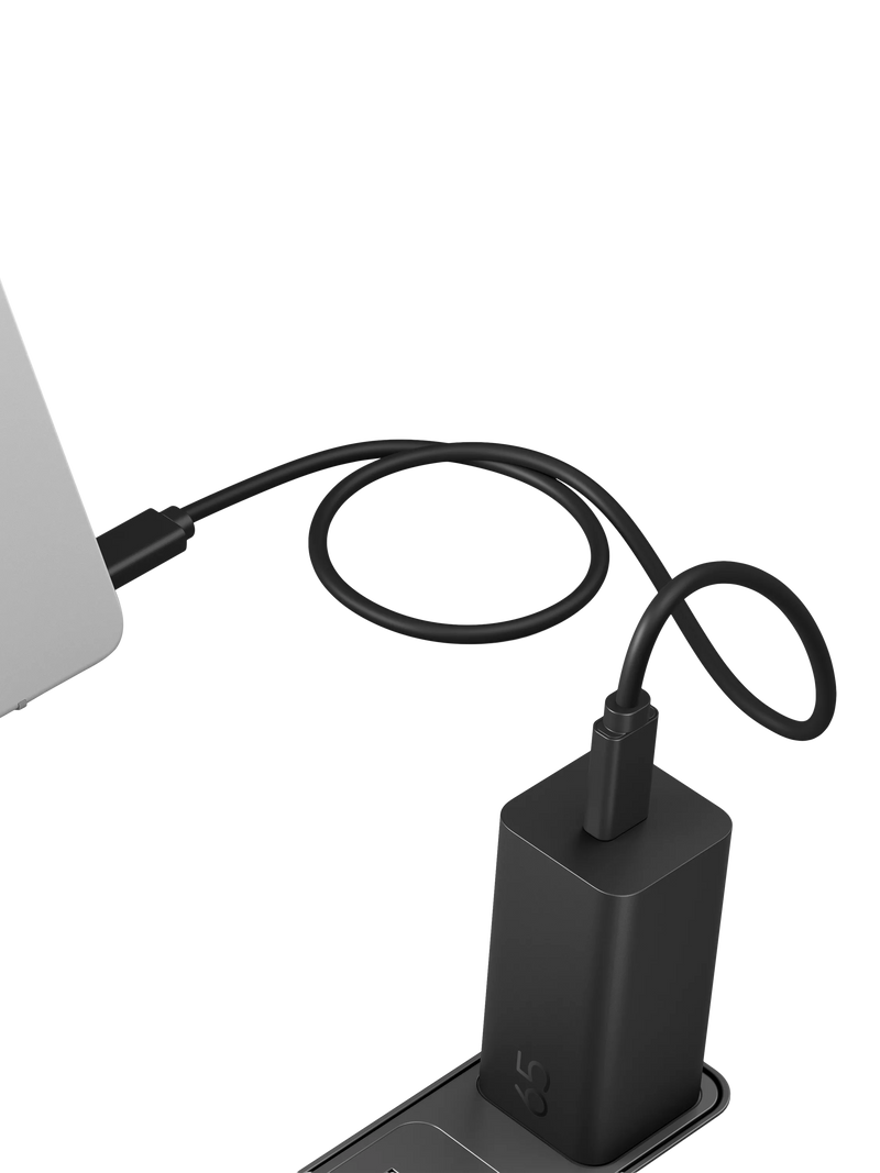HP GaN USB-C 65W wall charger, imported from the UK