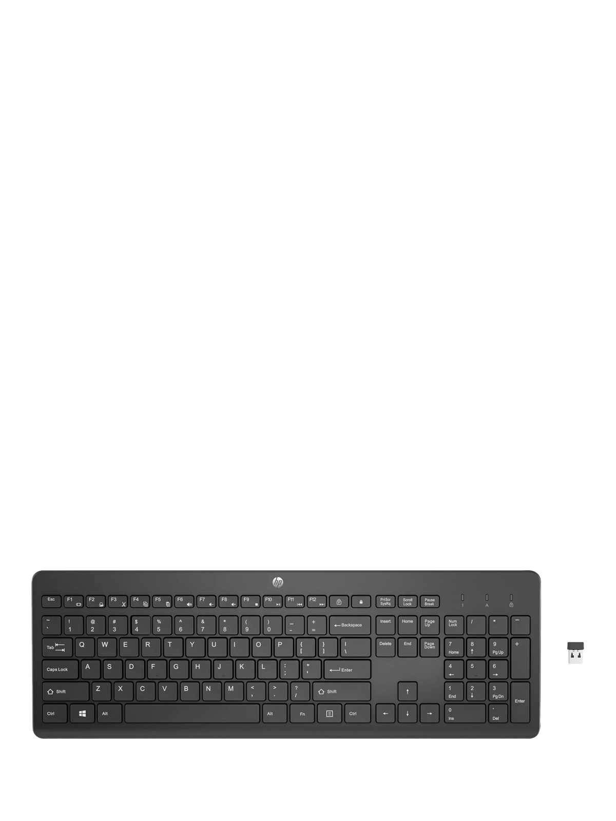 HP 230 wireless keyboard black, UK version