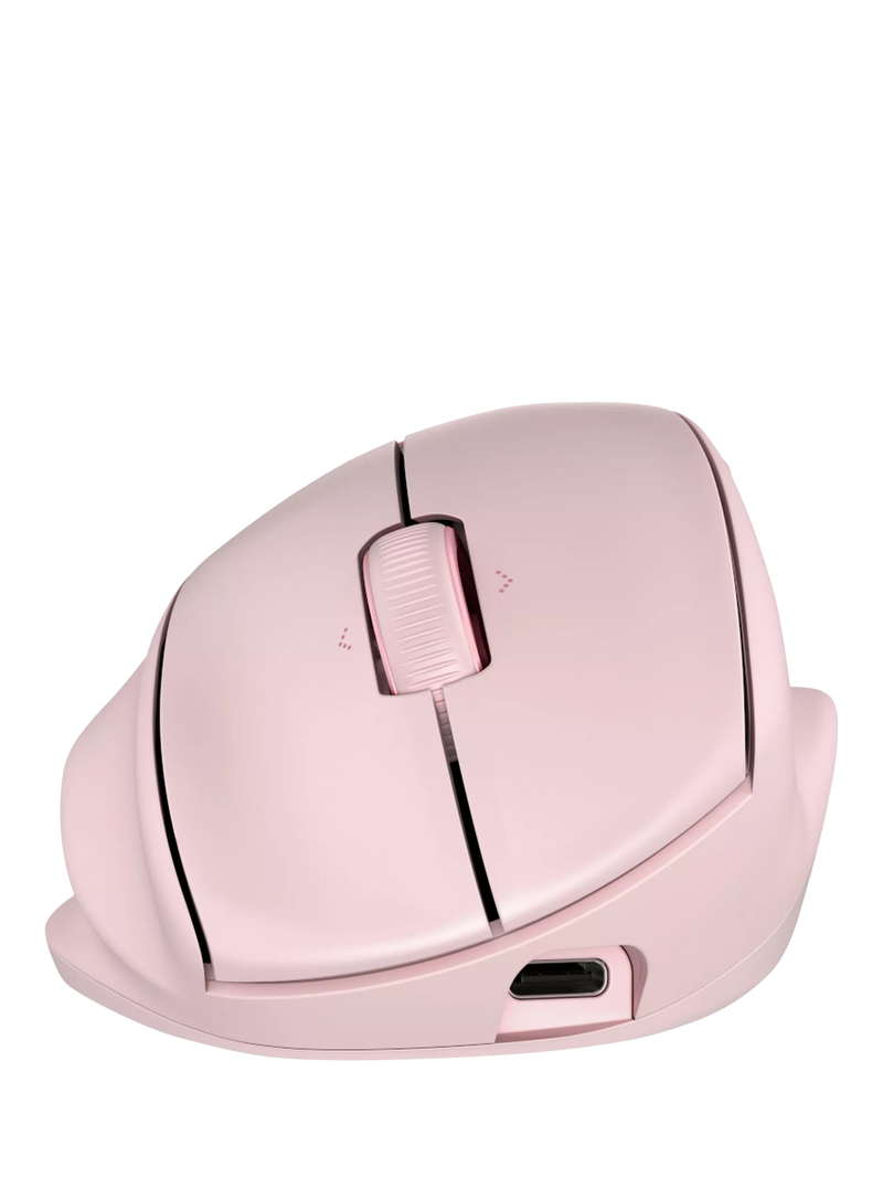 HP tilt ergonomic wireless mouse pink, imported from the UK