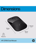 HP Z3700 slim wireless mouse black (British brand)