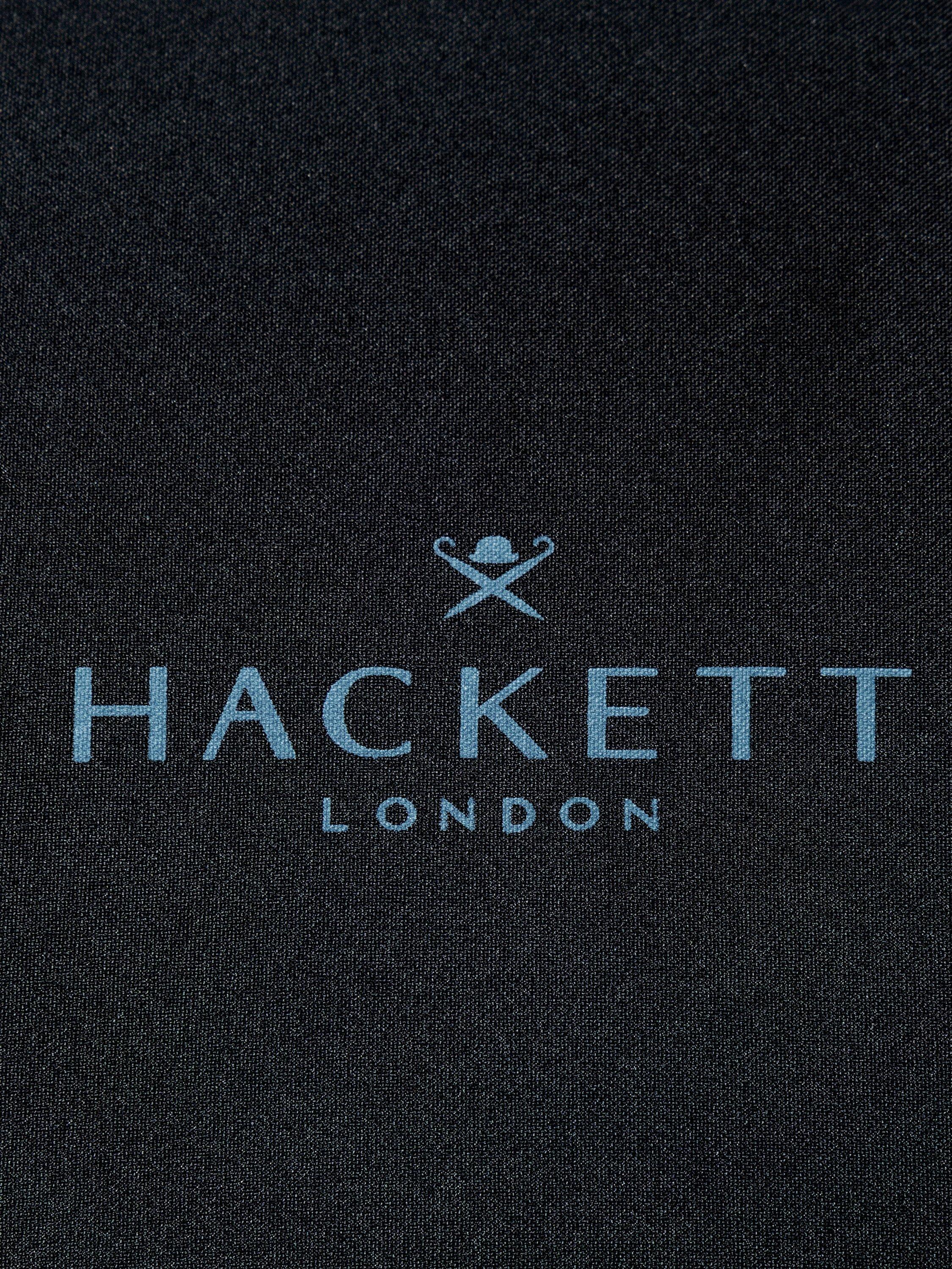 Hackett London folding umbrella black manual telescope (British brand)