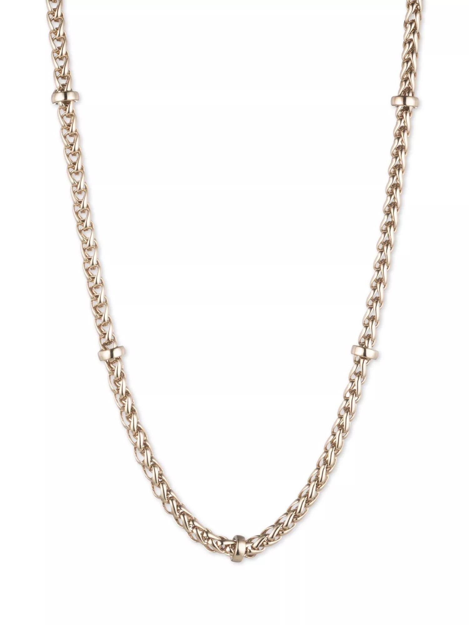 Ralph Lauren gold braided chain necklace, imported from the UK