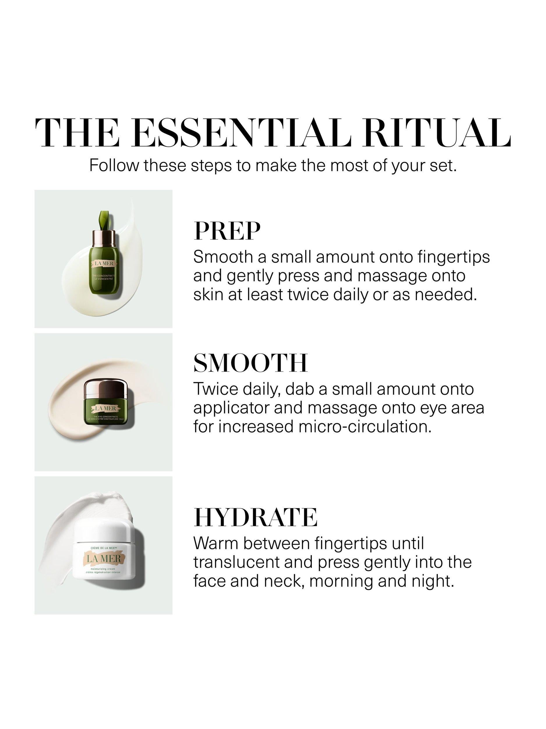 La Mer Glowing Hydration Collection skincare gift set - British product