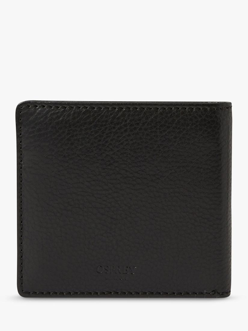 OSPREY LONDON deboss leather billfold wallet - British product