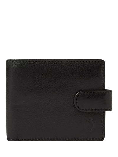 John Lewis OSPREY LONDON Deboss East West Leather Popper Coin Wallet, 9.5 x 11.5 x 2 cm- Buy online at McGrocer