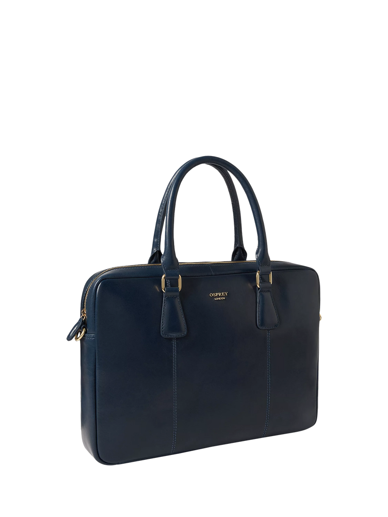 OSPREY LONDON Adaline leather briefcase - British product