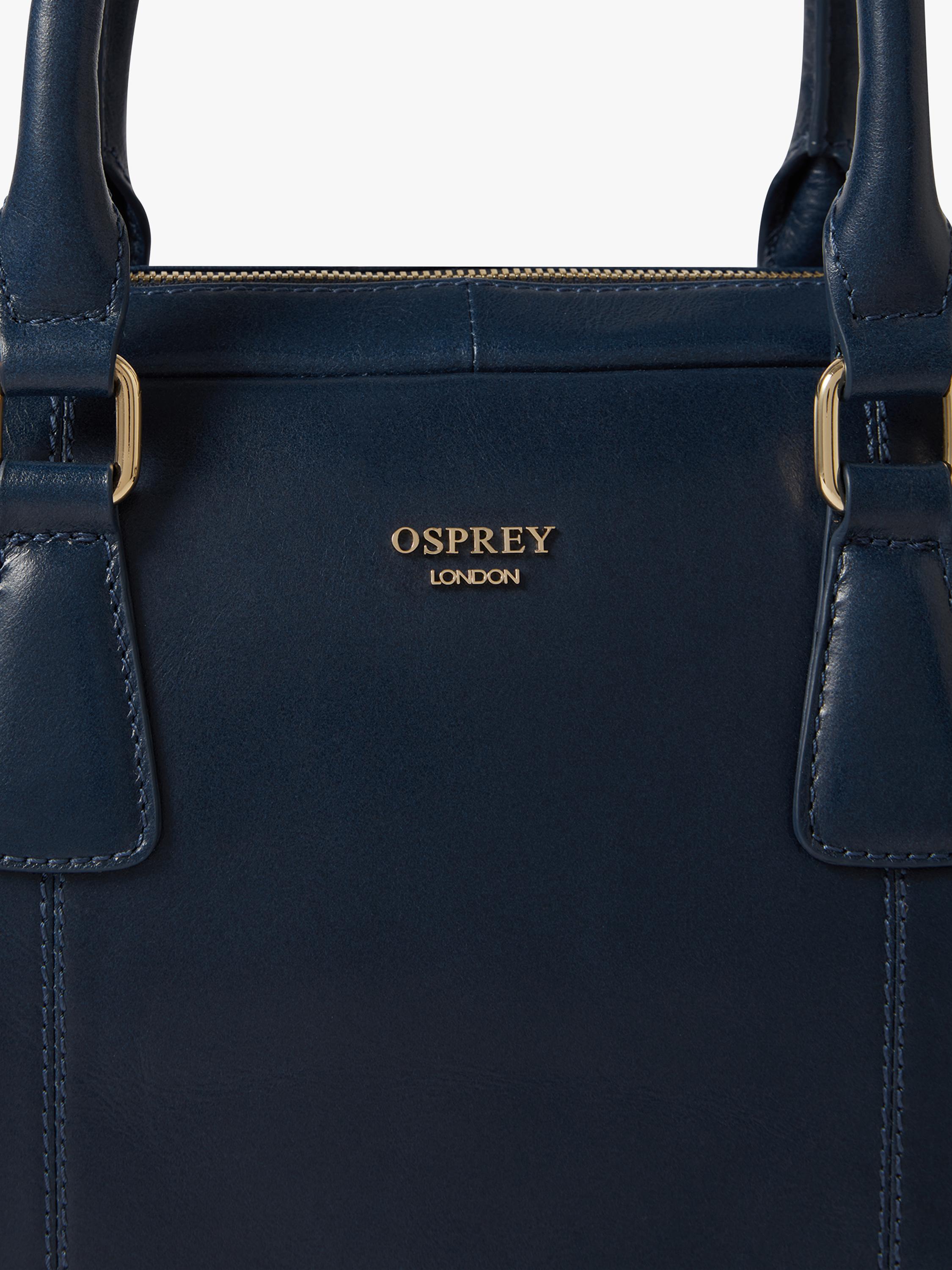OSPREY LONDON Adaline leather briefcase - British product