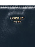 OSPREY LONDON Mini Adaline grab bag in French Navy leather (British brand)