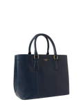 OSPREY LONDON Adaline leather work bag French Navy, UK version