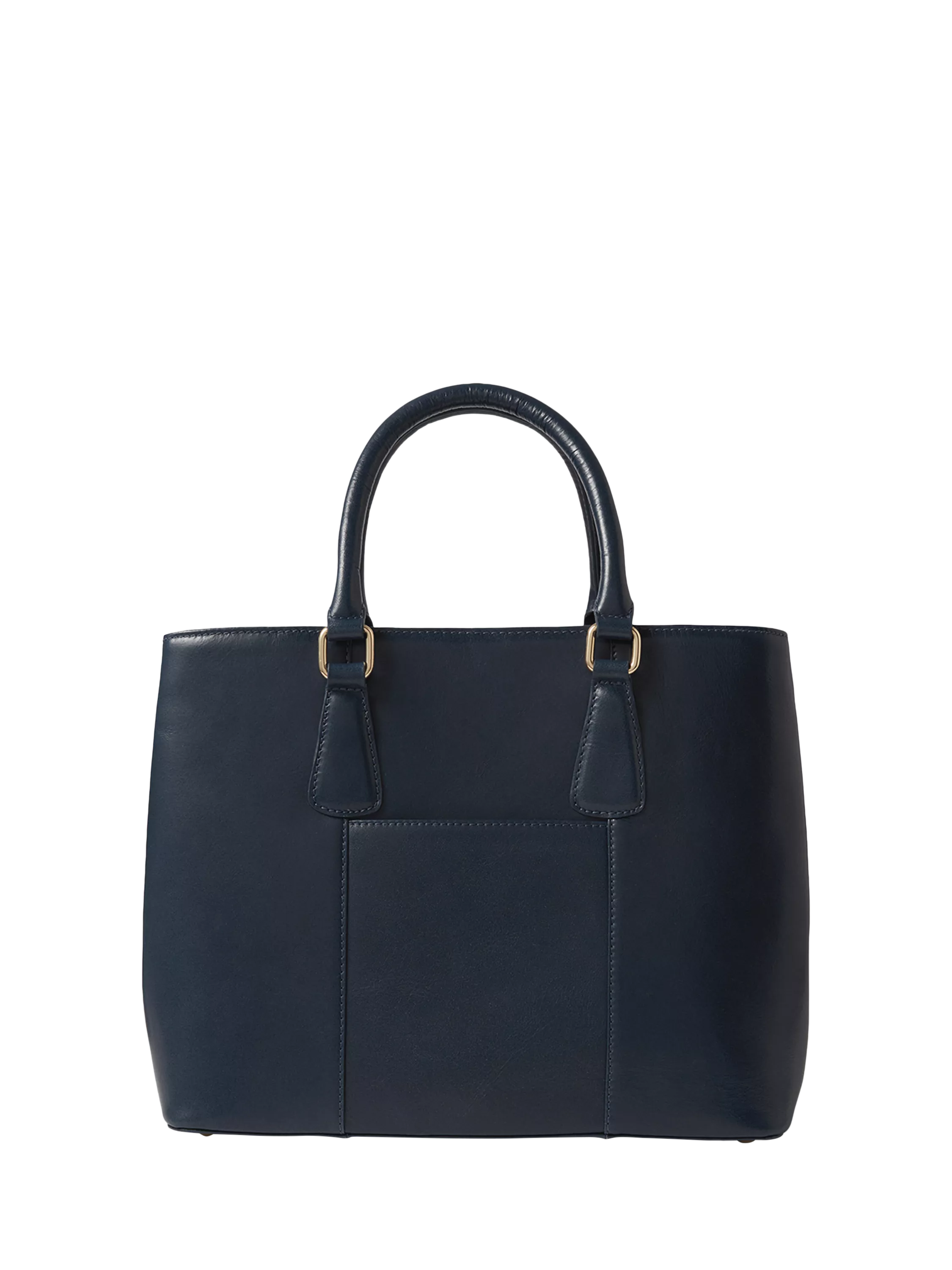 OSPREY LONDON Adaline leather work bag French Navy, UK version