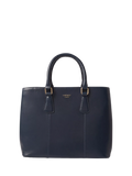OSPREY LONDON Adaline leather work bag French Navy, UK version