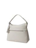 OSPREY LONDON Stella Leather Hobo Bag, Taupe