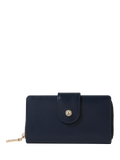 Osprey London Adaline leather purse French Navy, imported from the UK