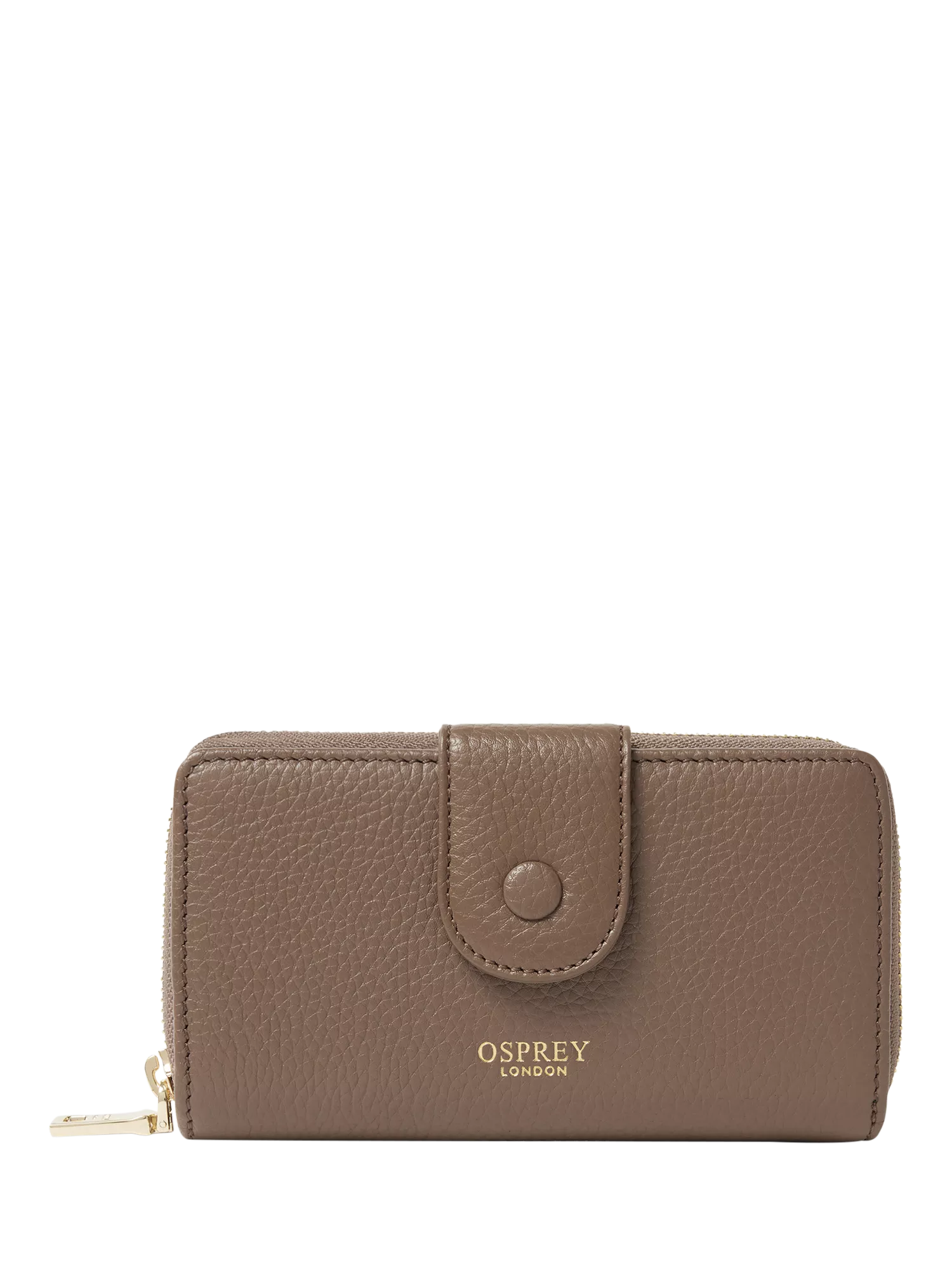 OSPREY LONDON Core Medium Leather Popper Matinee Purse