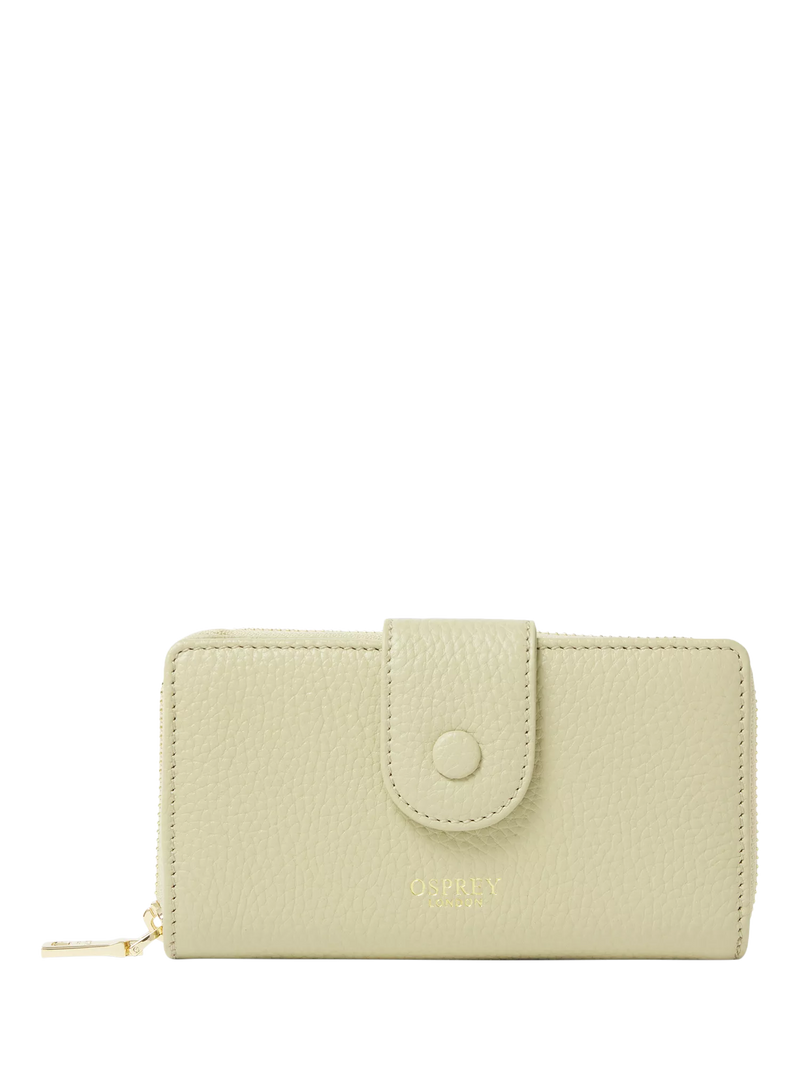 OSPREY LONDON Core Medium Leather Popper Matinee Purse