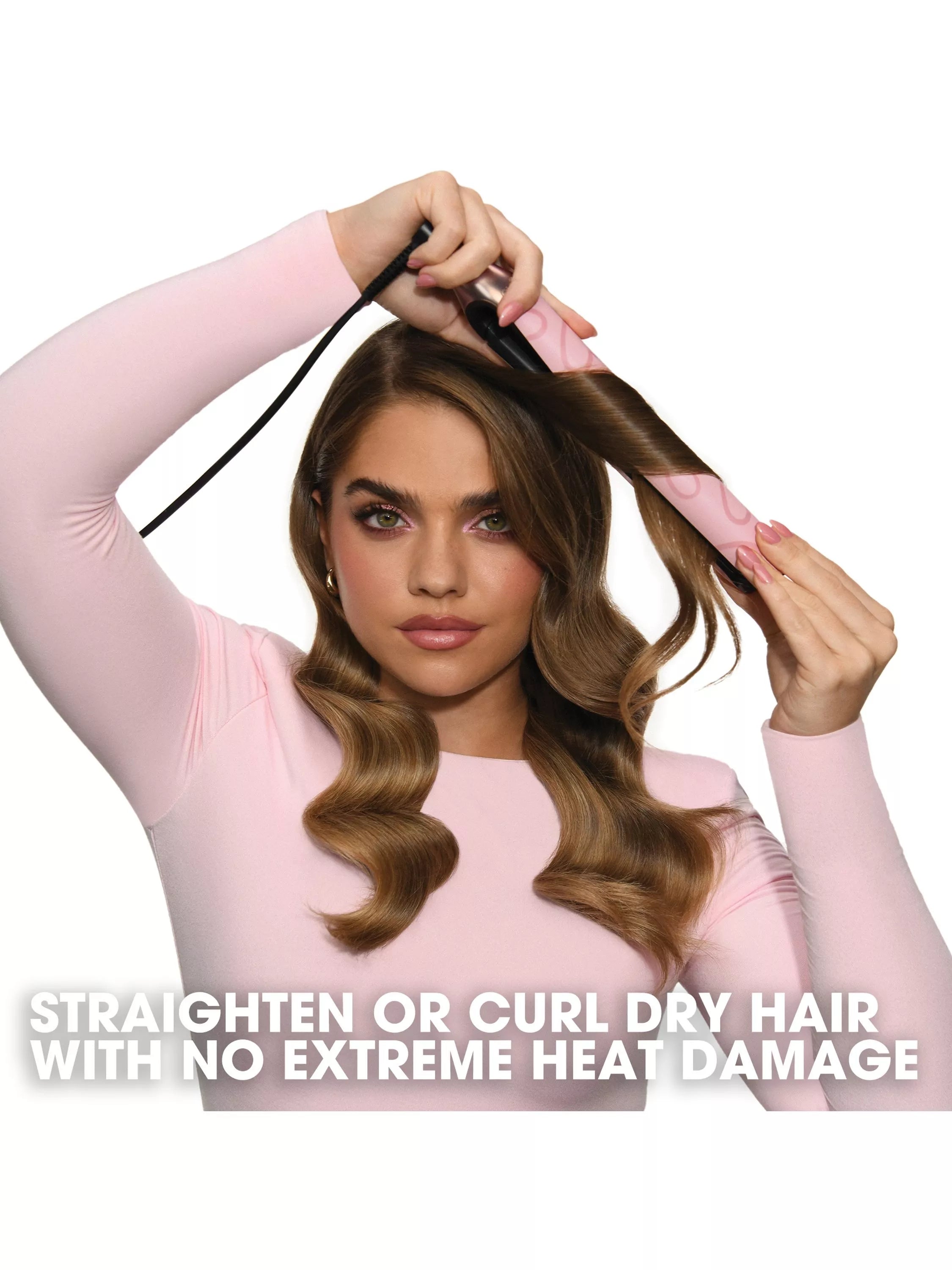 ghd Chronos Pink hair straightener, imported from the UK