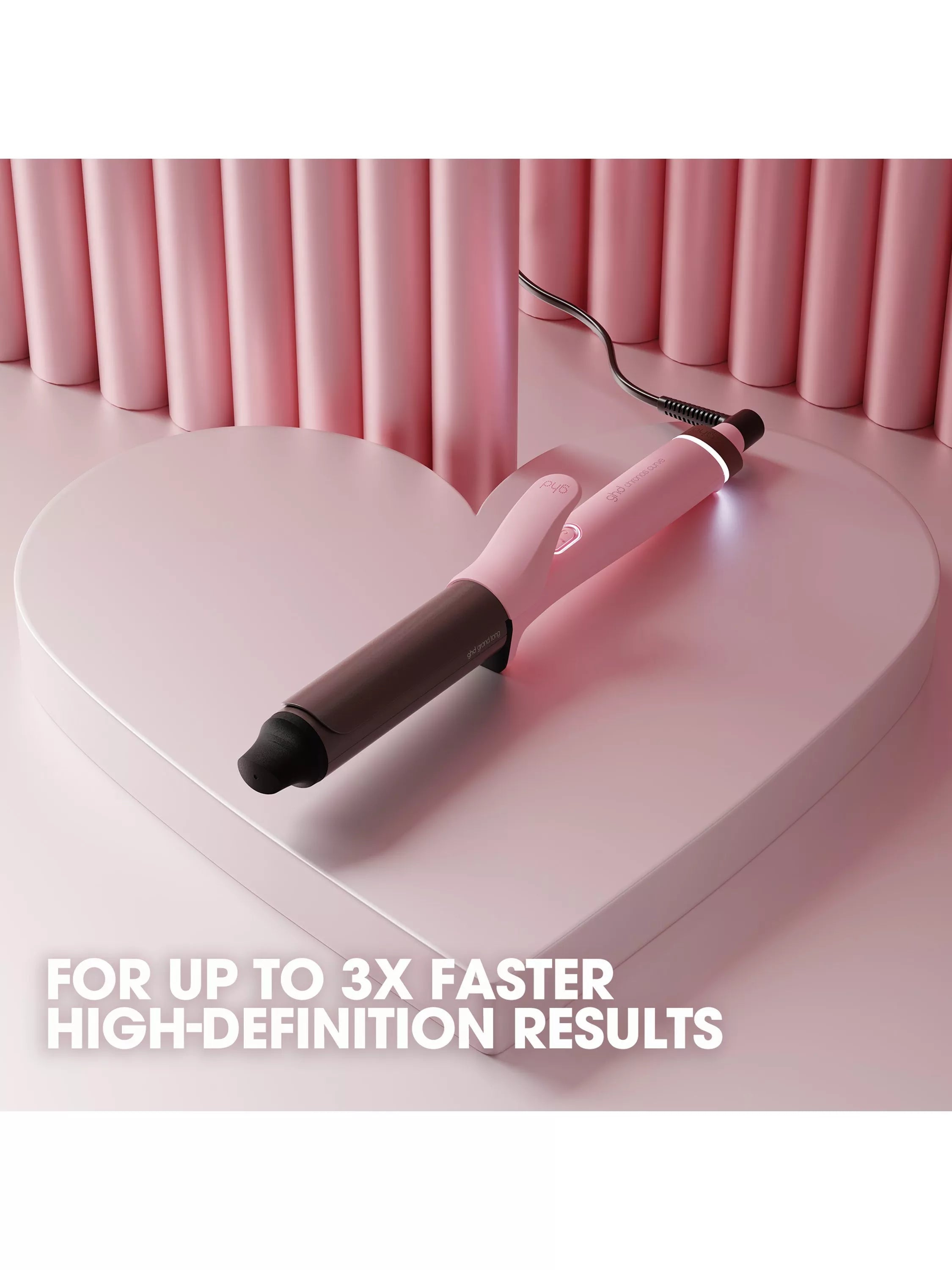 ghd pink curling tong 32mm - British product