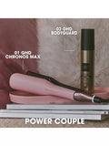 ghd Chronos Max Pink hair straightener with heat-resistant bag - British product
