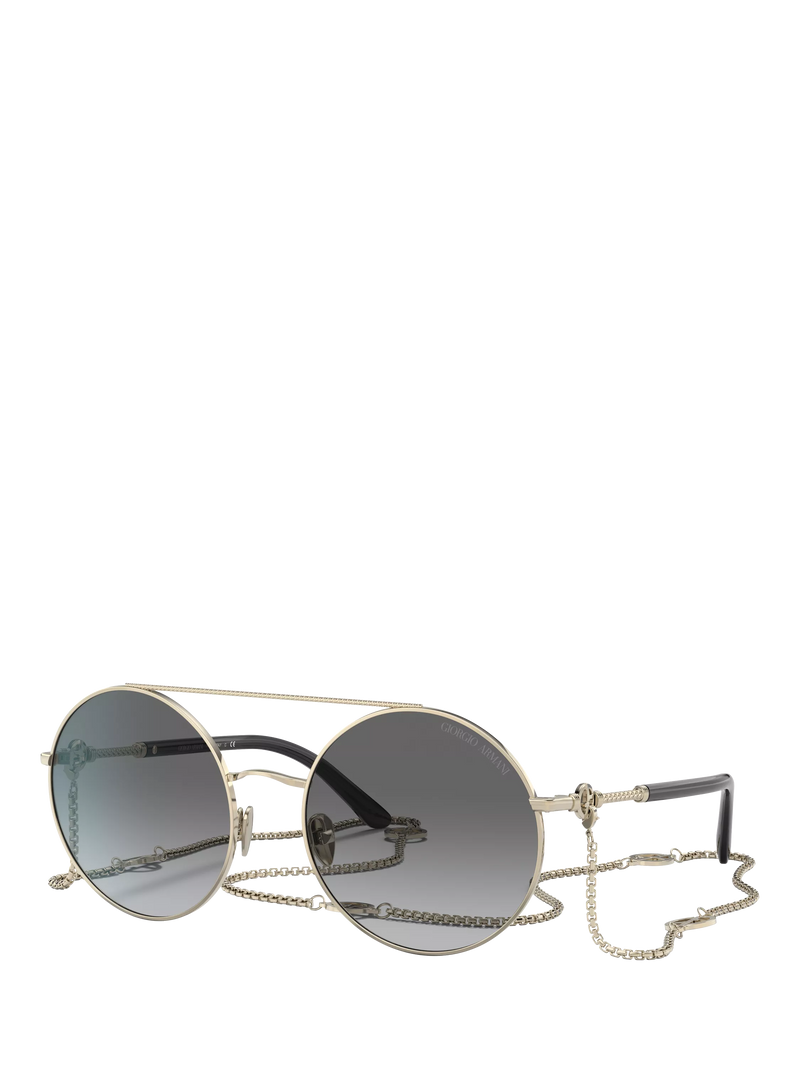 Giorgio Armani round sunglasses gradient lenses (British brand)