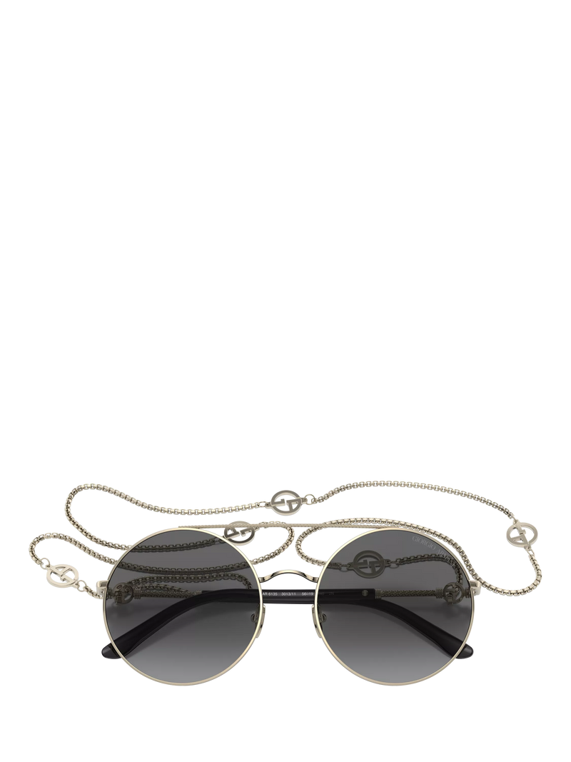 Giorgio Armani round sunglasses gradient lenses (British brand)