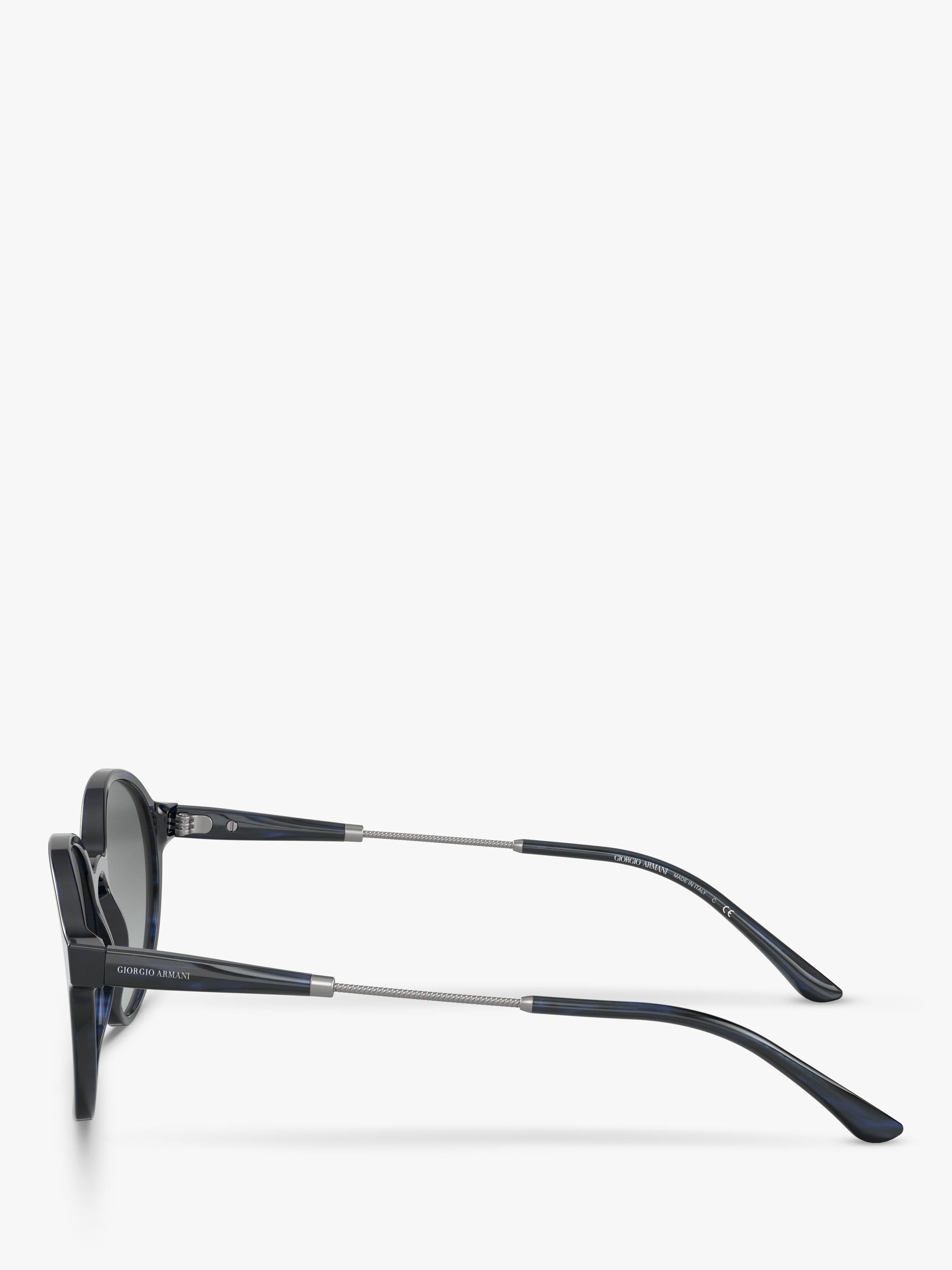 Giorgio Armani oval blue gradient sunglasses - British product