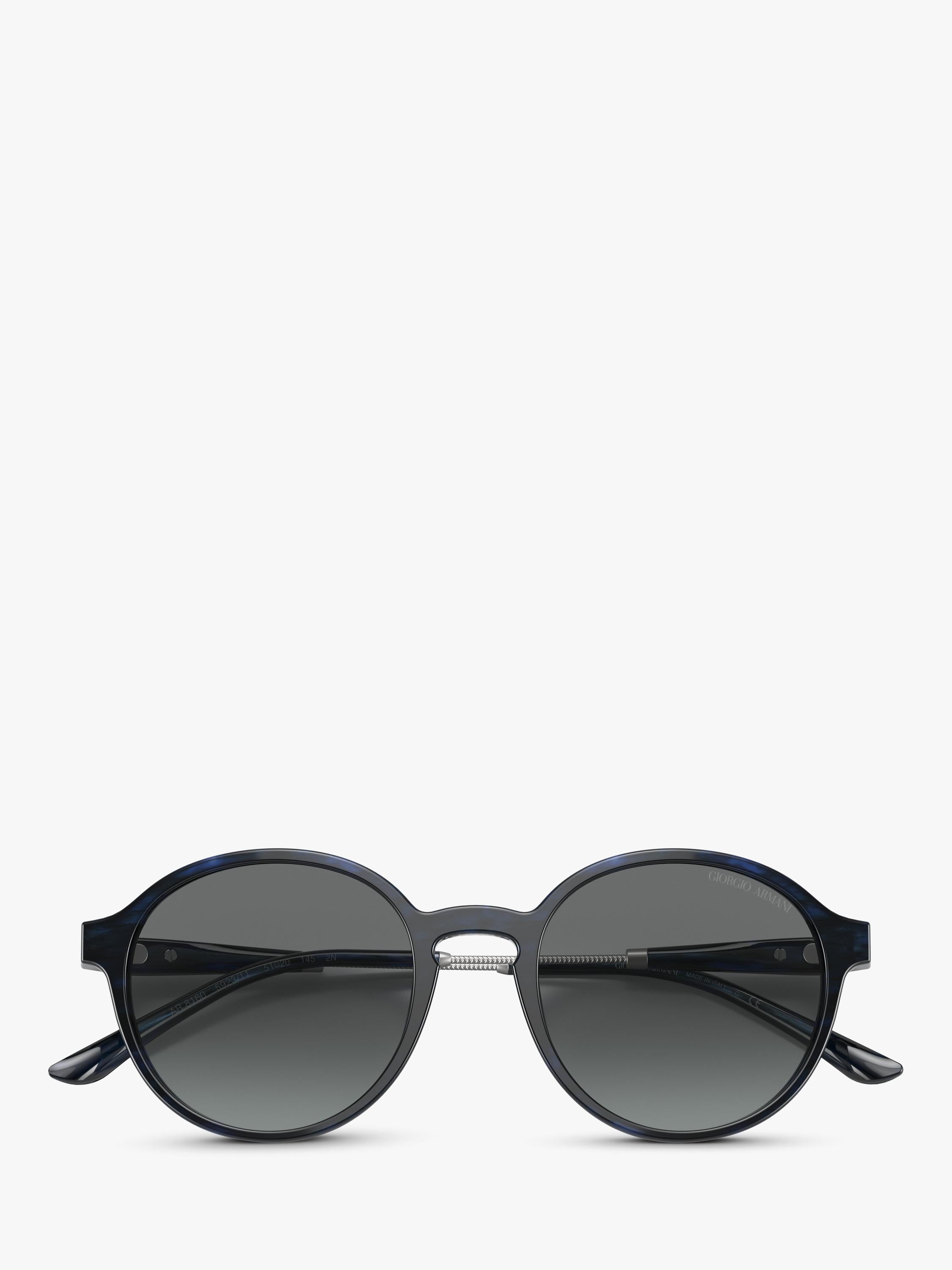 Giorgio Armani oval blue gradient sunglasses - British product