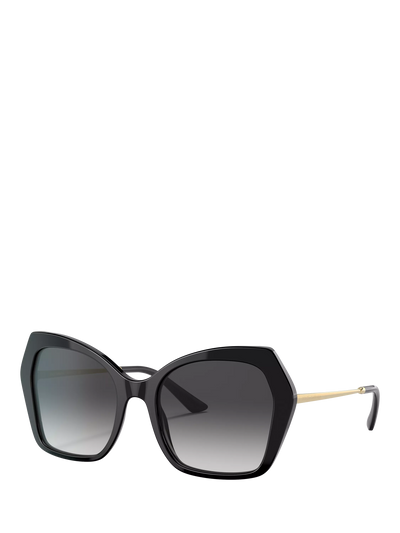 John Lewis Dolce & Gabbana Women's Butterfly Sunglasses Black/Grey Gradient- Buy online at McGrocer