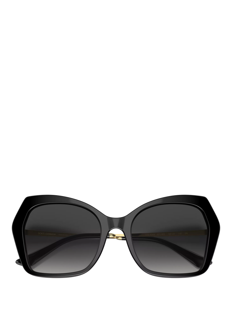 Dolce & Gabbana butterfly sunglasses black grey gradient - British product