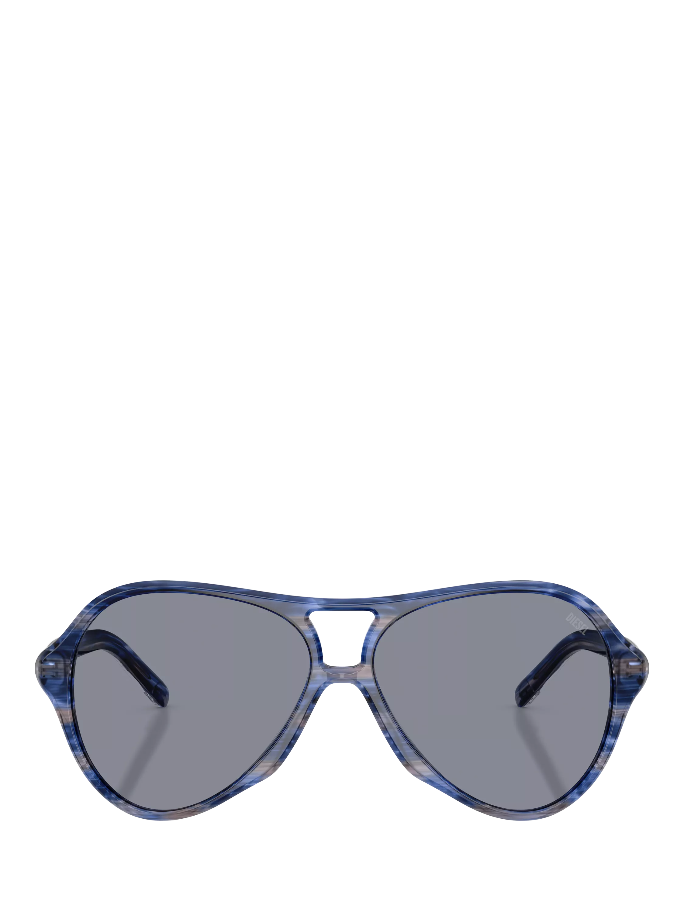 Diesel aviator sunglasses striated blue grey, UK version