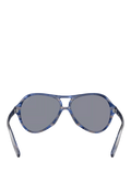 Diesel aviator sunglasses striated blue grey, UK version