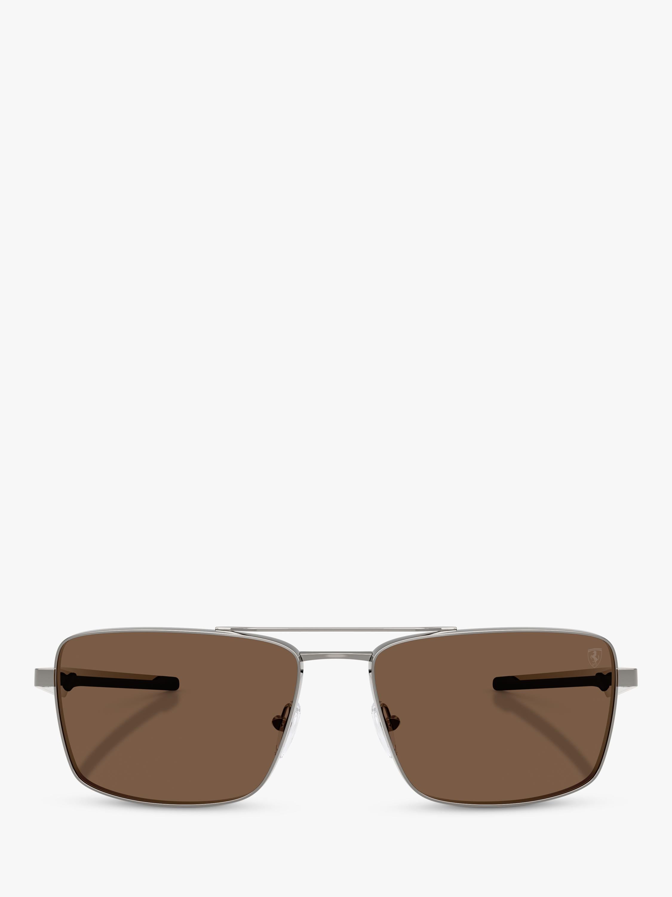 Scuderia Ferrari rectangular men's sunglasses (British brand)