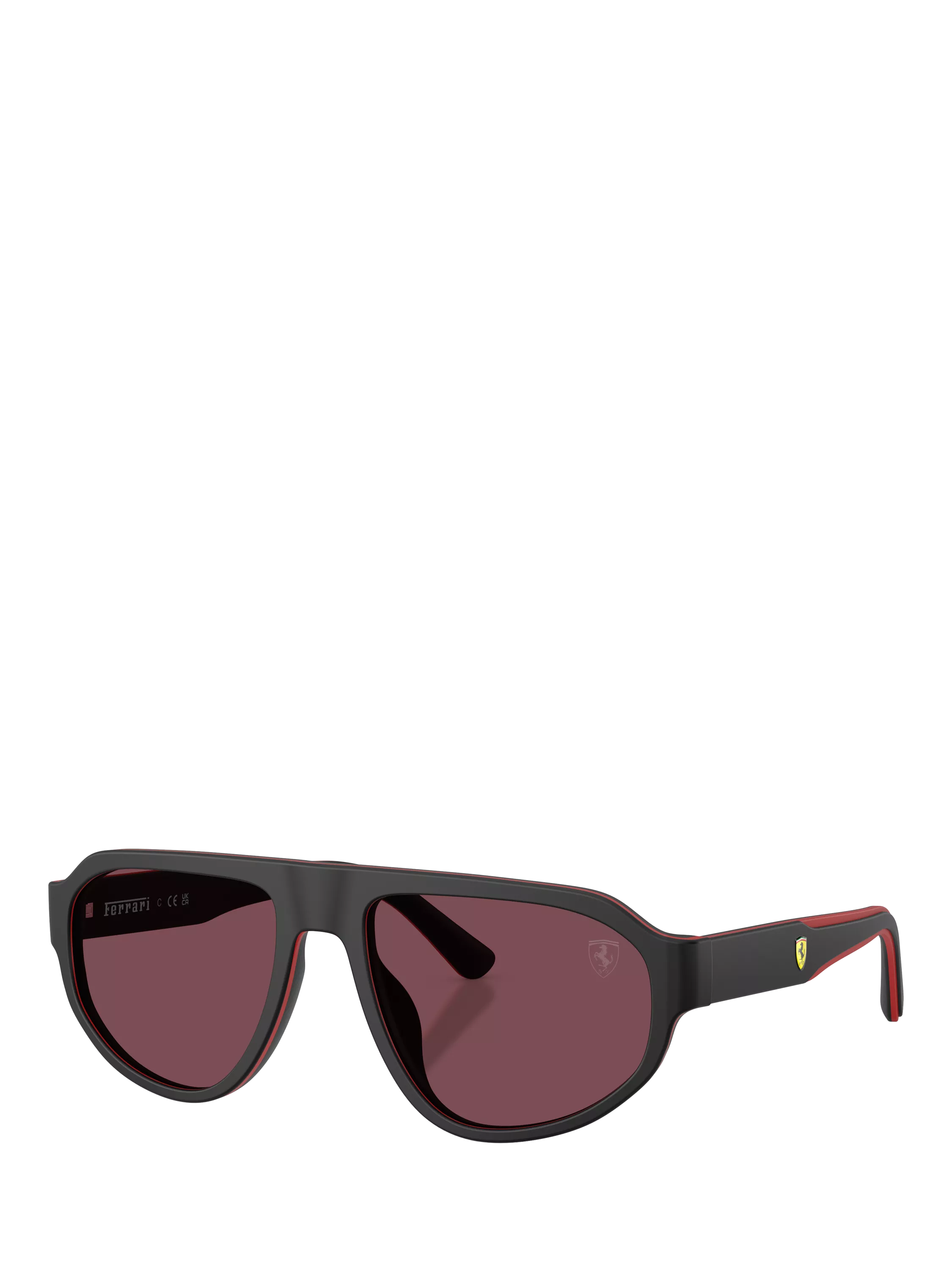 Scuderia Ferrari FZ6027U men's sunglasses black/red, imported from the UK