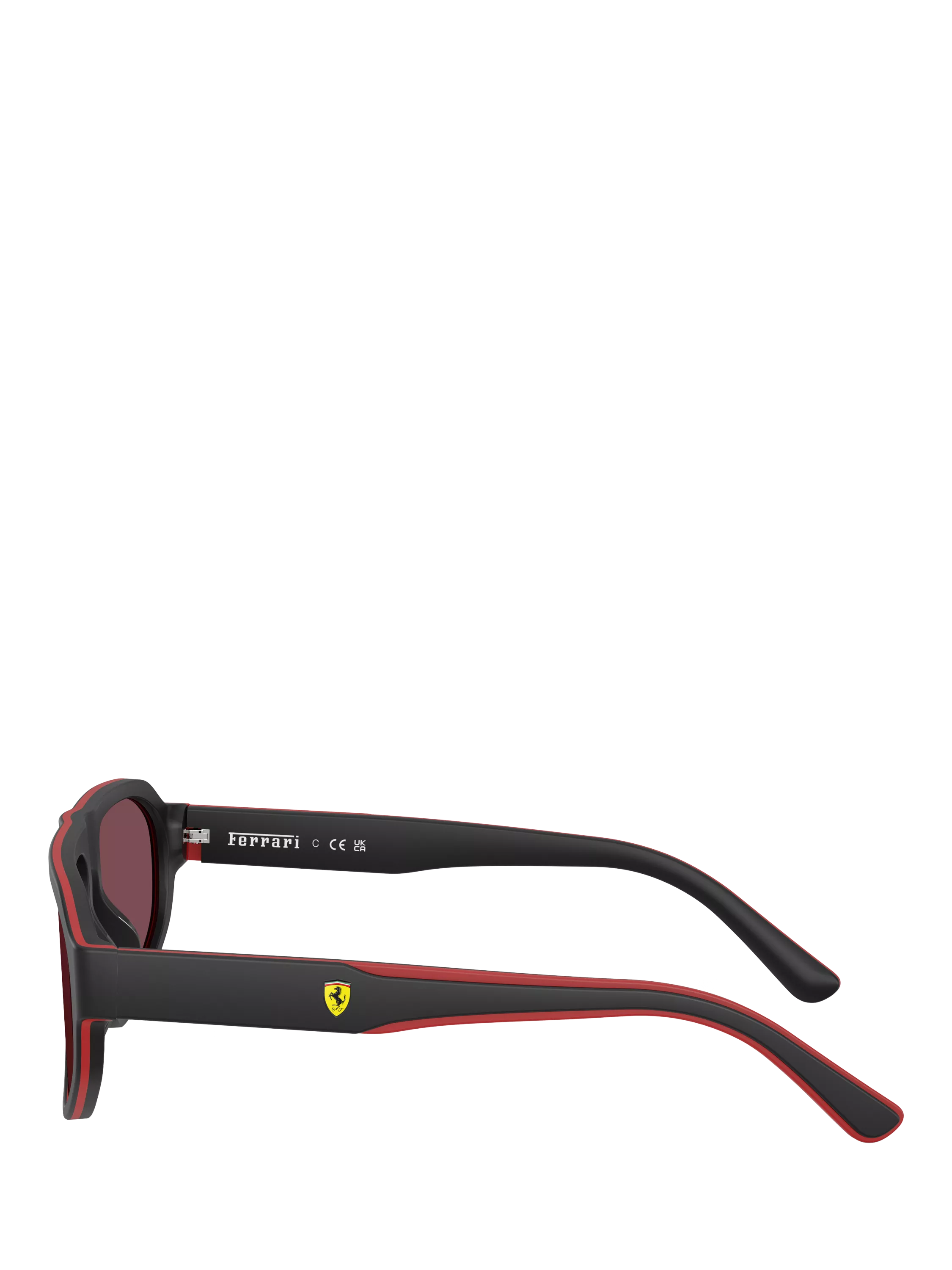 Scuderia Ferrari FZ6027U men's sunglasses black/red, imported from the UK