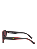 Scuderia Ferrari FZ6027U men's sunglasses black/red, imported from the UK