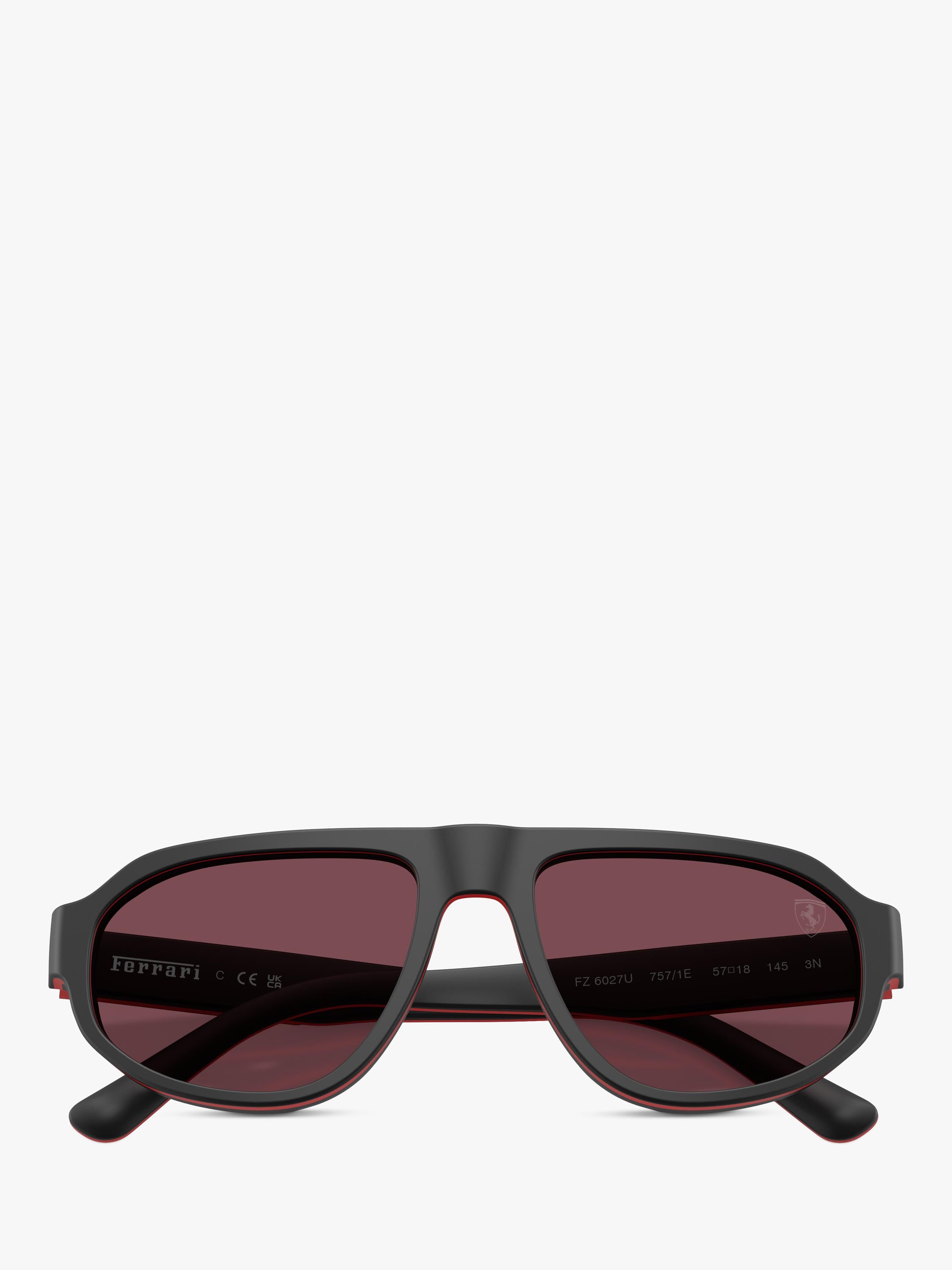 Scuderia Ferrari FZ6027U men's sunglasses black/red, imported from the UK