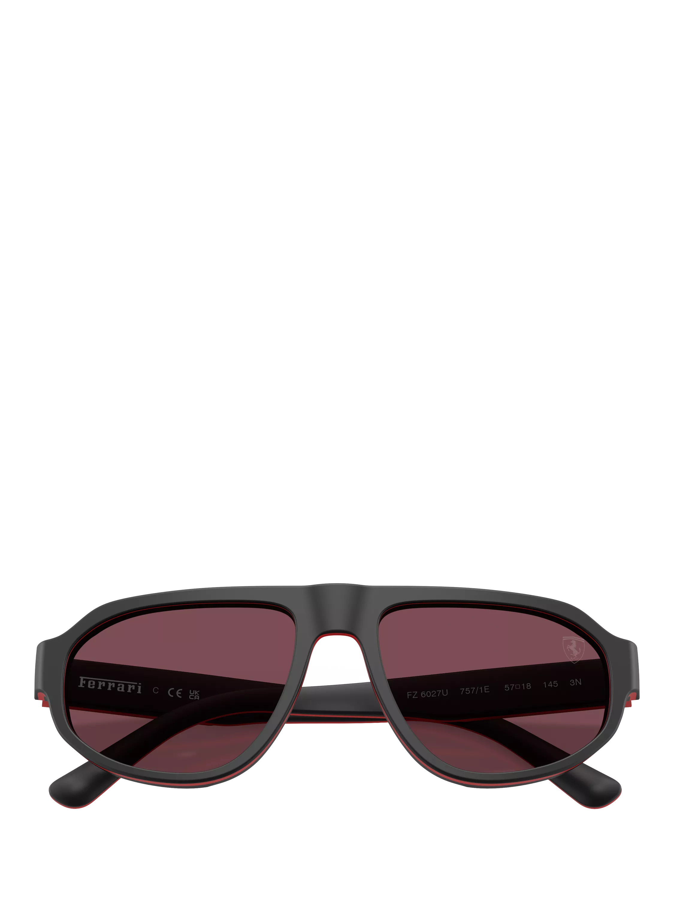 Scuderia Ferrari FZ6027U men's sunglasses black/red, imported from the UK