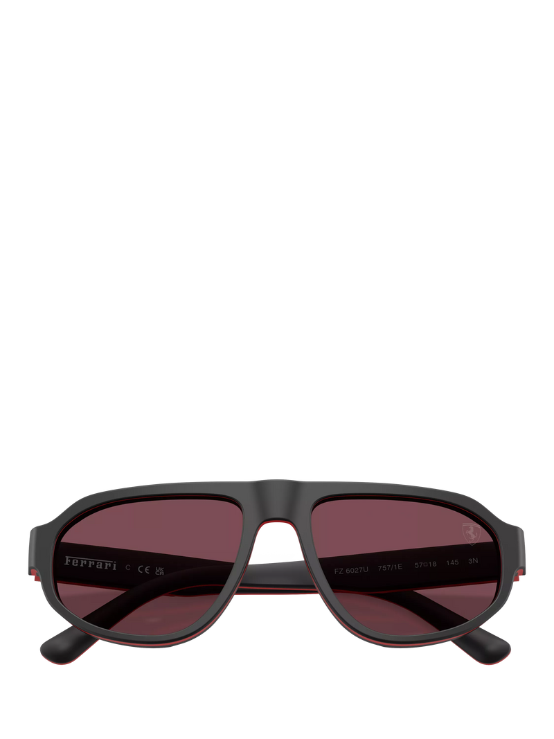 Scuderia Ferrari FZ6027U men's sunglasses black/red, imported from the UK