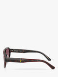 Scuderia Ferrari polarised sunglasses, Havana Red (British brand)