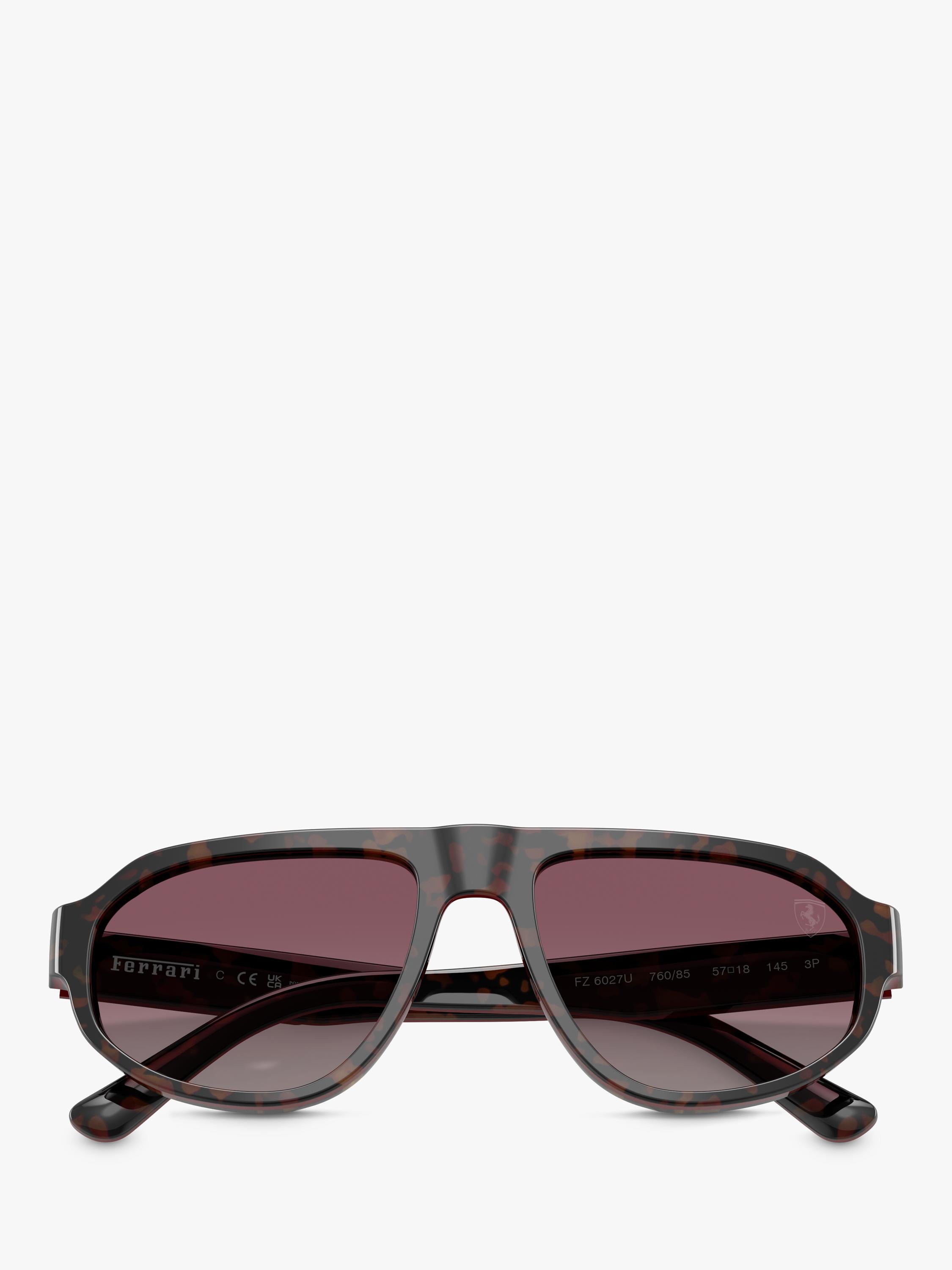 Scuderia Ferrari polarised sunglasses, Havana Red (British brand)